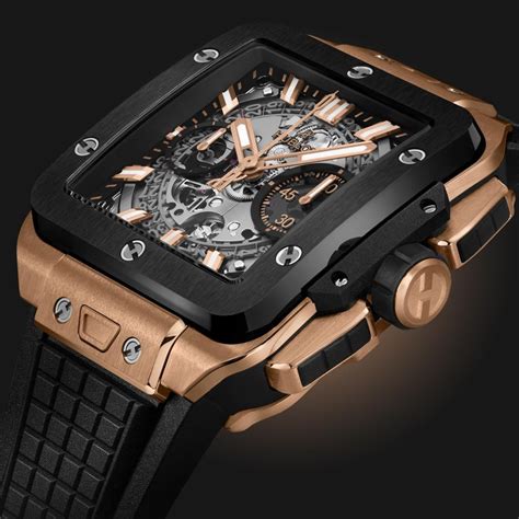 hublot square bang watch.